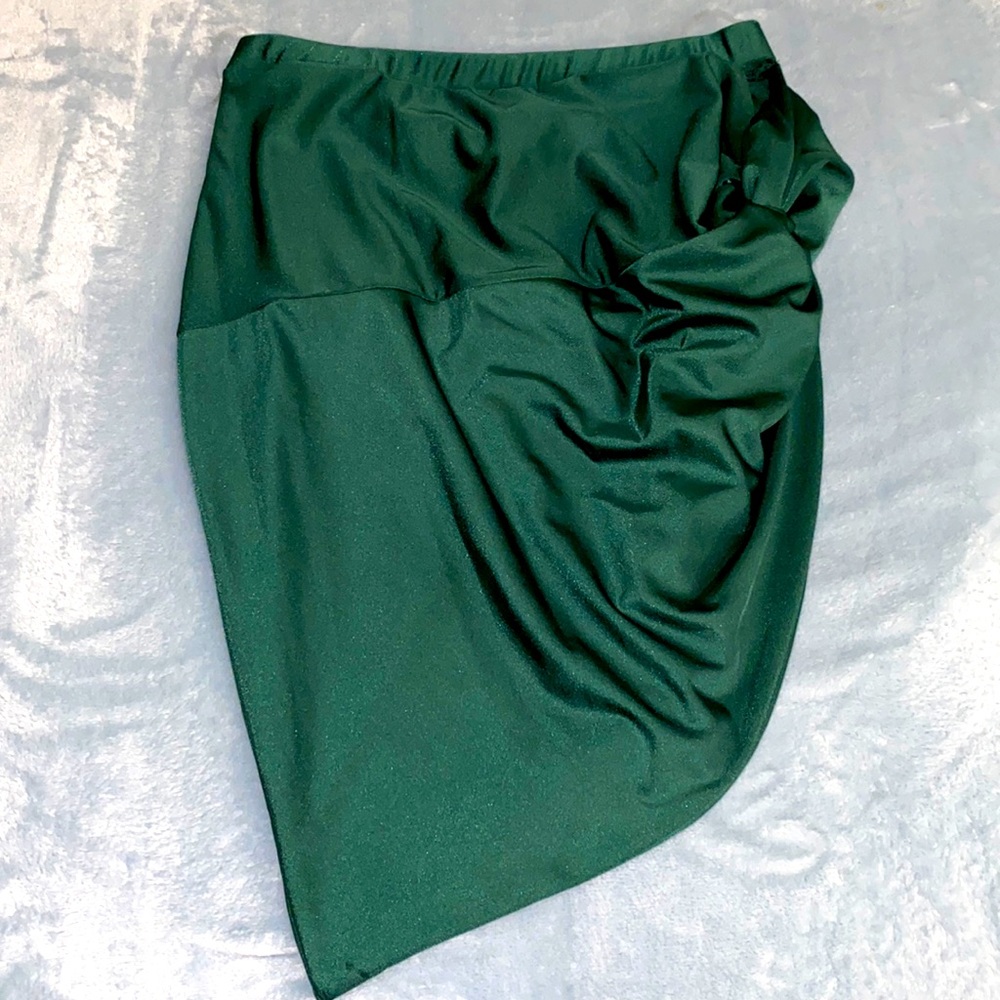Green slit Skirt